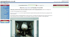Desktop Screenshot of garagedoors.co.uk