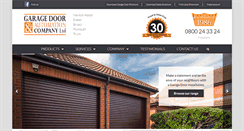 Desktop Screenshot of garagedoors.uk.com