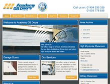 Tablet Screenshot of garagedoors.org